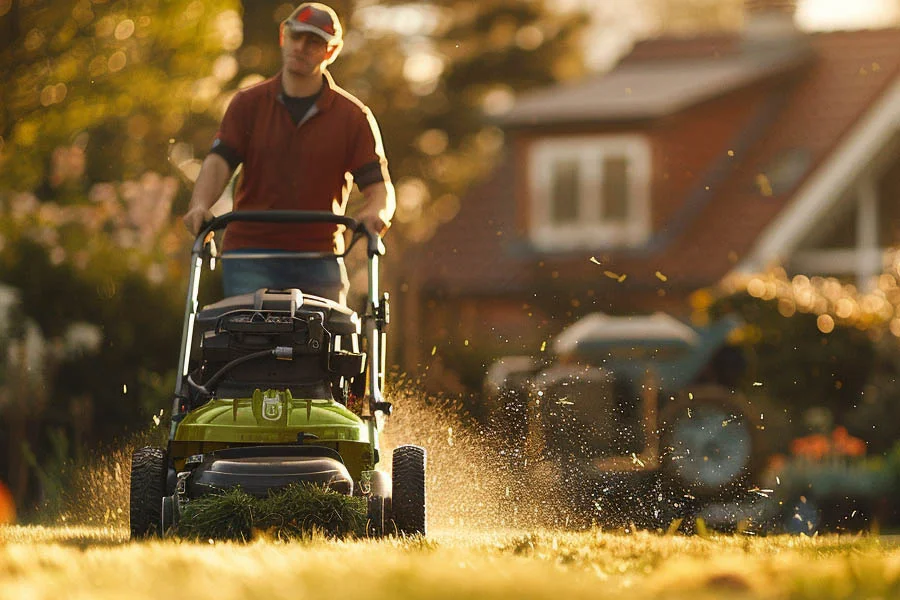 electric and battery lawn mowers