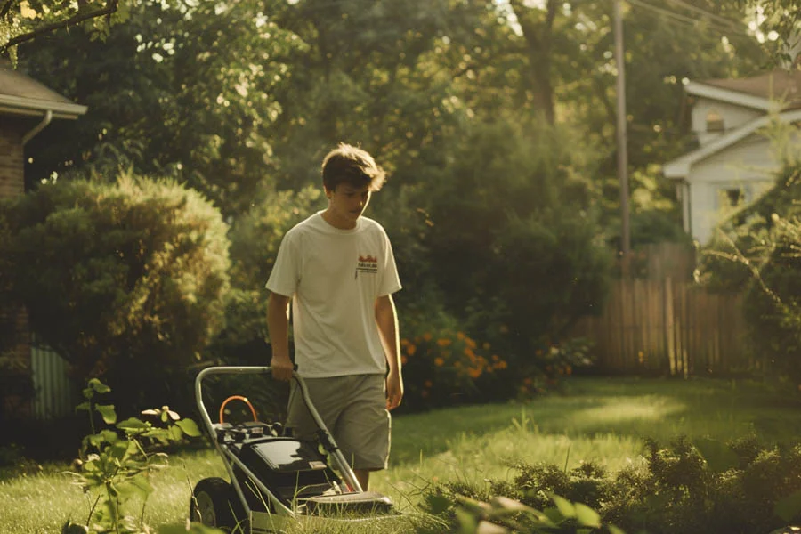 electric and battery lawn mowers